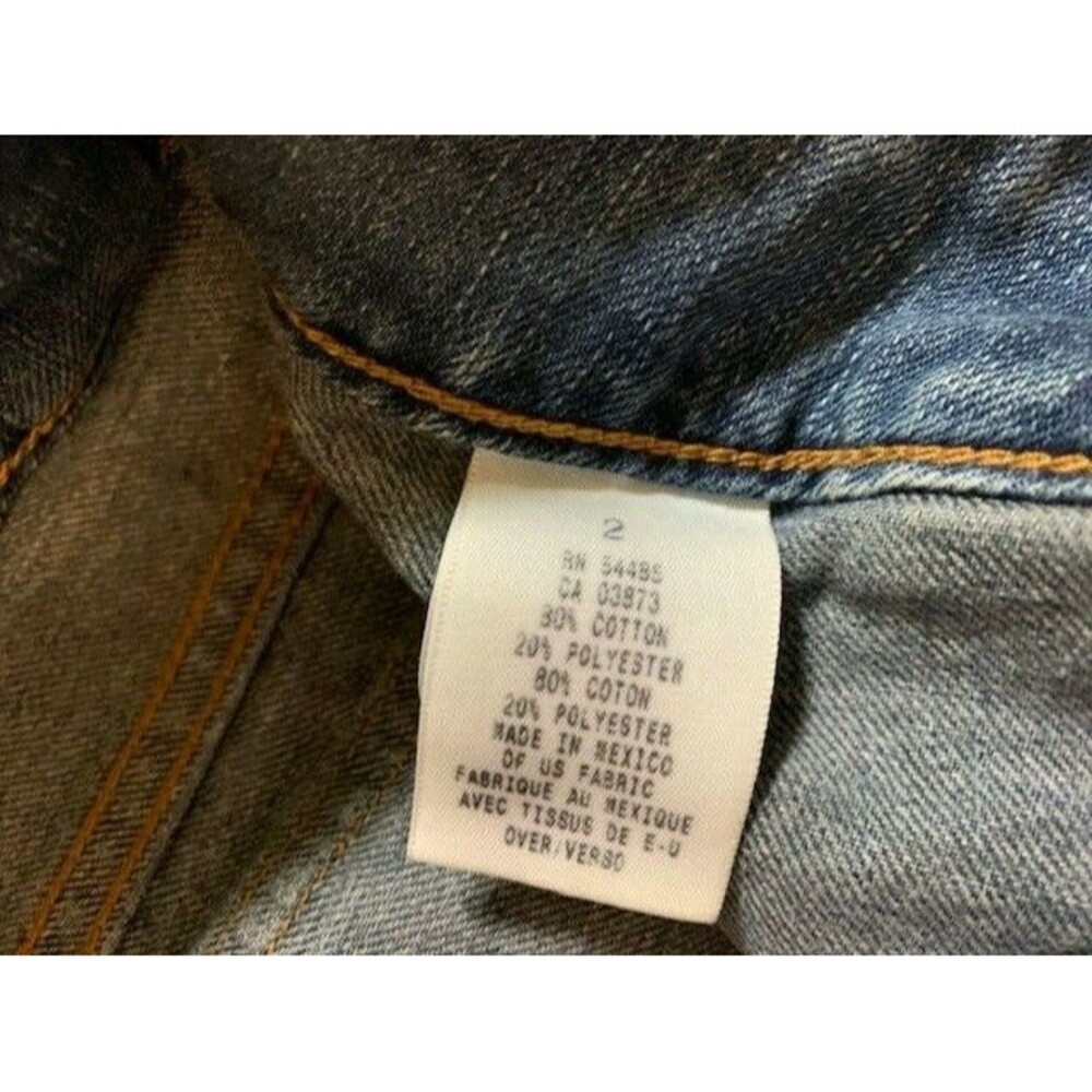 American Eagle Size 2 Womens Shorts Medium Wash Shortie - Picture 3 of 4